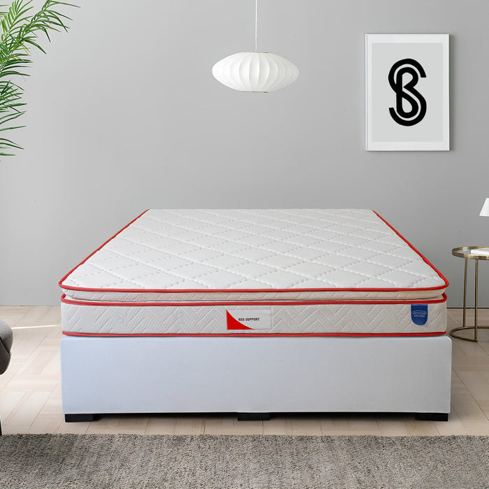 Red Support Medical Pillow Top Mattress