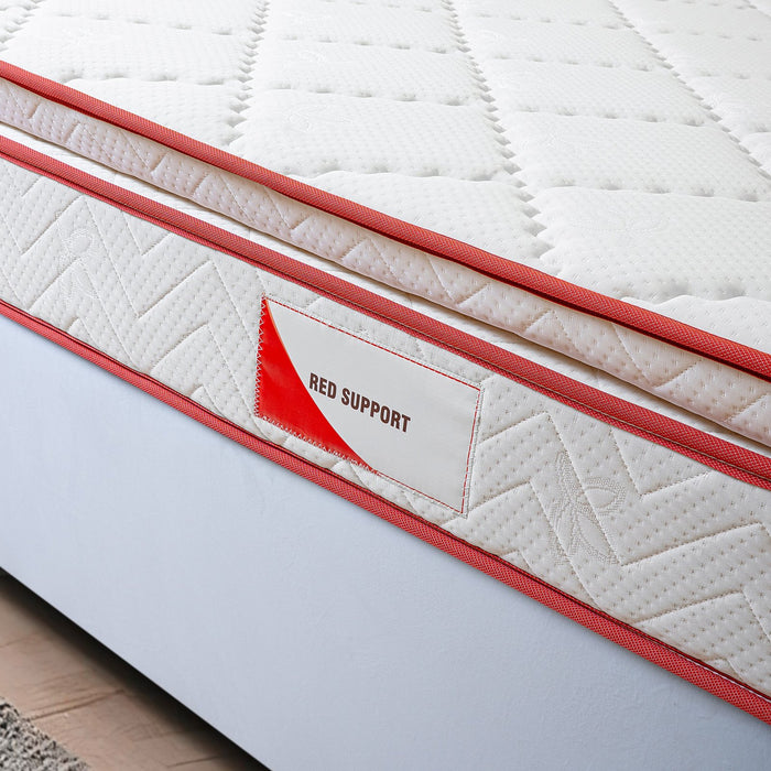 Red Support Medical Pillow Top Mattress