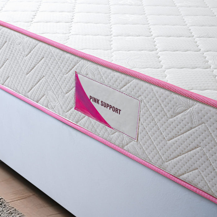 Pink Support Tight Top Medical Spring Mattress